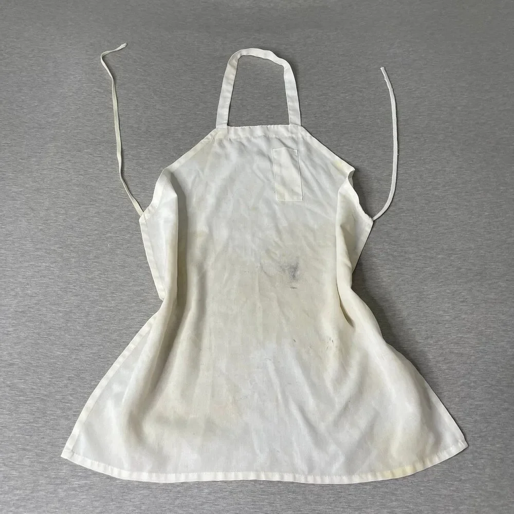 Restaurant White Kitchen and Cleaning Aprons 2 PCS. Set